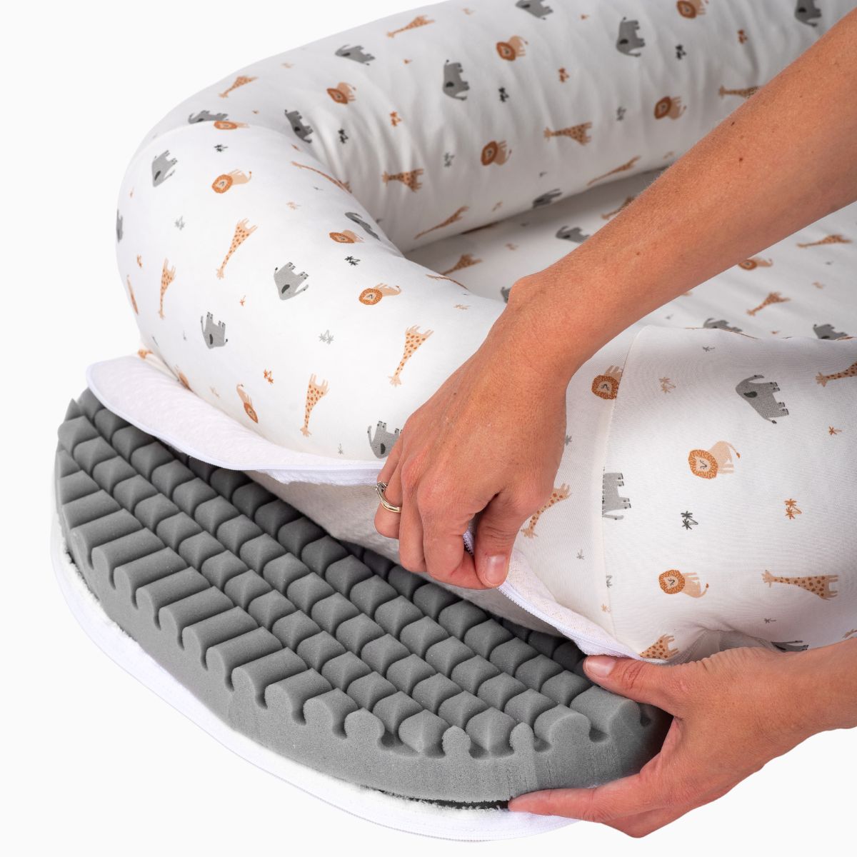 Nido Colchón Antiplagiocefalia Safari - Ecus Kids