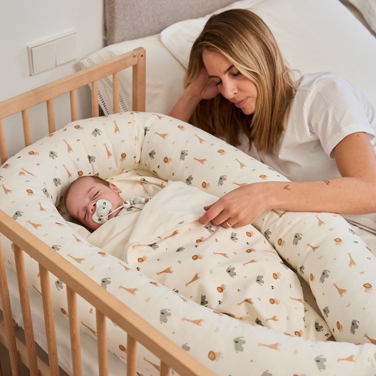 Nido Colchón Antiplagiocefalia Safari - Ecus Kids