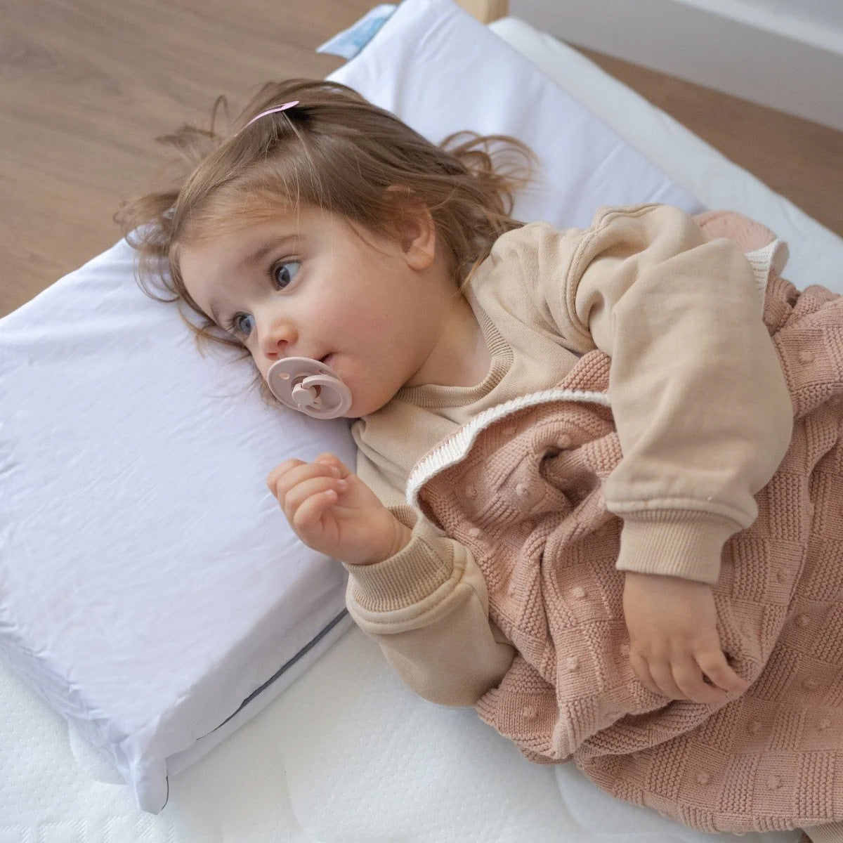 Almohada de bebé Malva - Ecus Kids